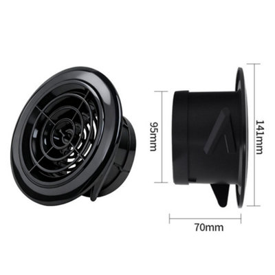 4-inch round air vent, Adjustable ABS soffit vents, Ceiling vent covers ...