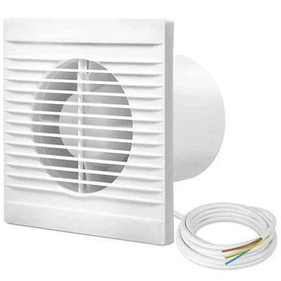 4 Inch Wall Mounted Low Noise Extractor Ventilation Exhaust Fan for ...
