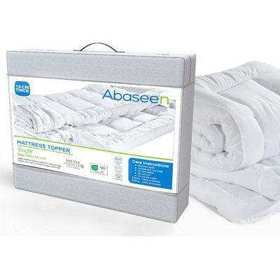 4 Inches Deep Mattress Topper Single Bed 90x190x10cm Single Mattress