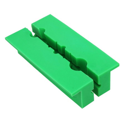 Magnetic Soft Face Jaw Pads For Bench Vice - 4 Inch / 100mm Non-Marking Orange TPU Pads