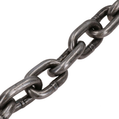 4 Metre Tow Towing Recovery Chain 2 Grab Hooks With 2450kg Working Load