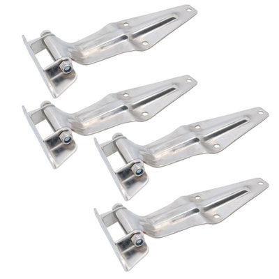 4 Pack 12" Stainless Steel Door Gate Strap Hinge Industrial Quality Heavy Duty