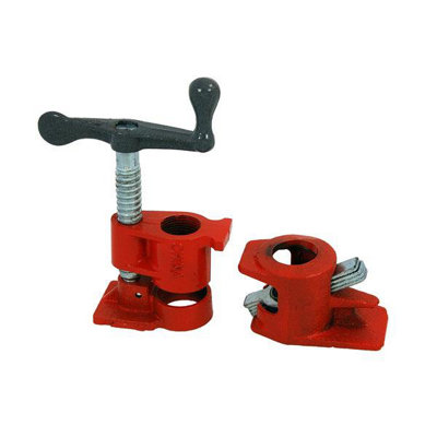 4 Pack 3/4" Wood Gluing Pipe Clamp Set Cast Iron (Neilsen CT5412)