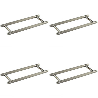 4 PACK 300mm Black Nickel Pull Handle for Doors - Door Handle
