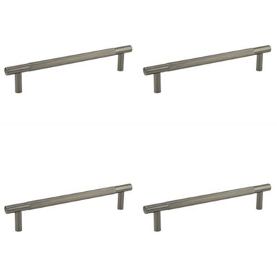 4 PACK 300mm Black Nickel Pull Handle for Modern Interiors - Door Handle