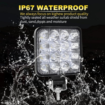10x 48W CREE phare de travail feux de travail LED Lampe Faisceau de