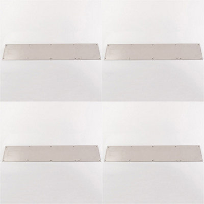 Dzina Kick Plate Satin Stainless Steel Finish Door | FindTheDeal