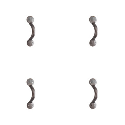 4 PACK Beeswax Finish Cabinet Handle 127x35mm - Handcrafted Quality - Kitchen Drawer Pull Handle