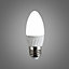 4 Pack E27 White Candle LED 4W Cool White 6500K 400lm Light Bulb
