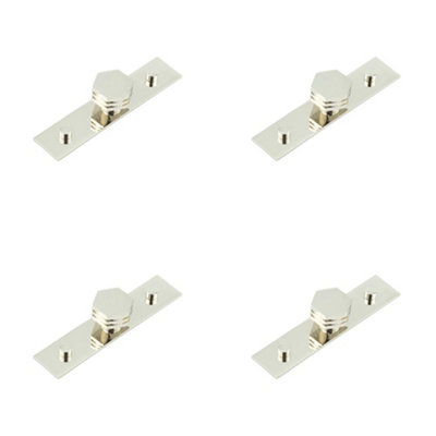 4 PACK Elegant 30mm Polished Nickel Cupboard Knob for Modern Interiors - Kitchen Cabinet Knob
