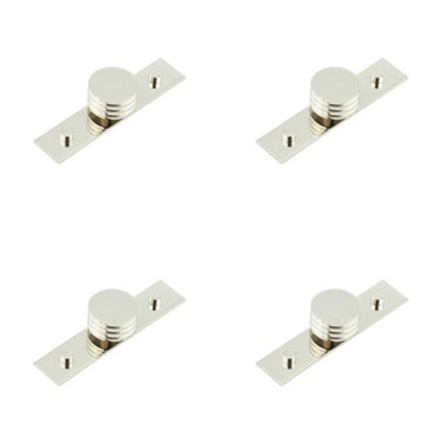 4 PACK Elegant 40mm Polished Nickel Cupboard Knob for Stylish Interiors Kitchen Cabinet Knob