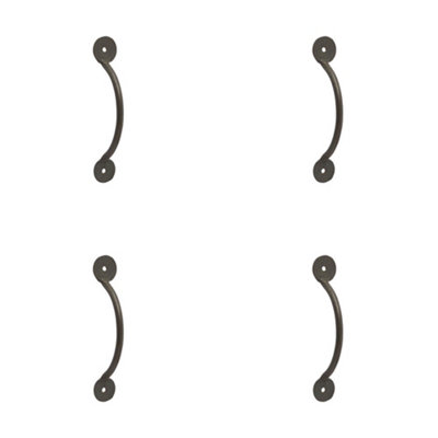4 PACK Elegant Beeswax Bow Cabinet Handle - 138x38mm - Kitchen Drawer Pull Handle