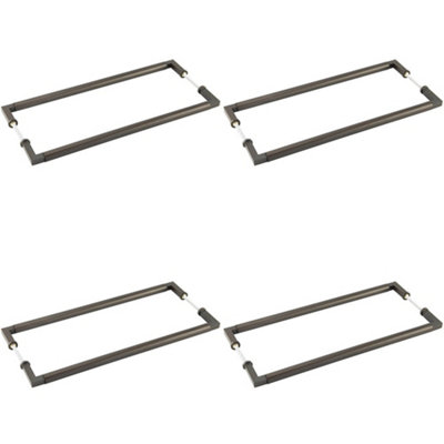 4 PACK Elegant Dark Bronze Pull Handle 425mm for Cabinets - Door Handle