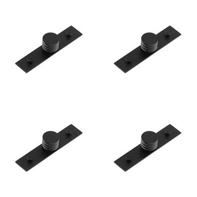 4 PACK Elegant Matt Black 30mm Cupboard Knob for Stylish Interiors - Kitchen Cabinet Knob