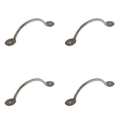 4 PACK Elegant Pewter Bow Cabinet Handle 127x35mm - Kitchen Drawer Pull Handle