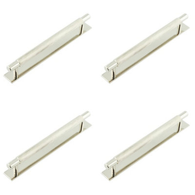 4 PACK Elegant Polished Nickel Cabinet Handle with 224mm Centers Kitchen Drawer Pull Handle