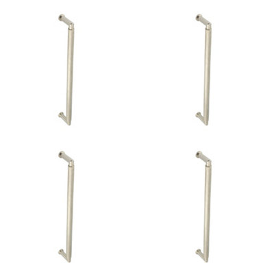 4 PACK Elegant Polished Nickel Pull Handle 425mm for Modern Homes - Door Handle