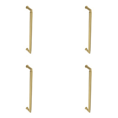 4 PACK Elegant Satin Brass Pull Handle 425mm - Durable and Stylish Design - Door Handle