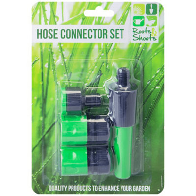 4 Pack Garden Hose Connector Set