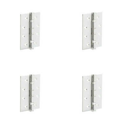 4 PACK High-Quality Certifire Stainless Steel Grade 13 Ball Bearing Hinges for Heavy Doors - 30/60 Fire Door Hinge