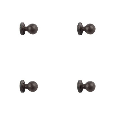 4 PACK High-Quality Round Beeswax Cupboard Knob 27x39mm - Kitchen Cabinet Knob