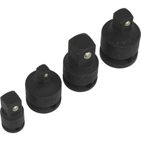 4 PACK - IMPACT Socket Adapter Size Converter Set - Imperial Square Drive Nut