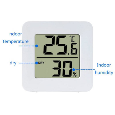 4 Pack Indoor Thermometers, Digital Indoor Room Thermometer, LCD ...