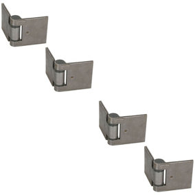 4 Pack Large Steel Butt Hinge Extra Heavy Duty Industrial Quality 76x157mm