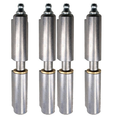 4 PACK Lift Off Bullet Hinge with Grease Nipple Weld On 15x100mm Door