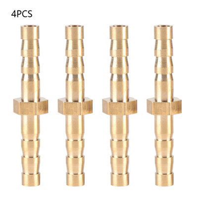 4 Pack of 4mm Brass Hose Barb Reducers and Plug Connectors