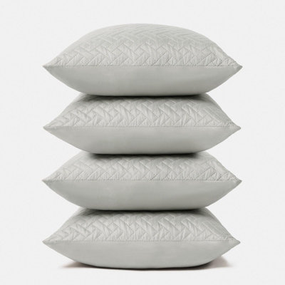 4 Pack of Pinsonic Cushion Covers Filled Home Living Luxury
