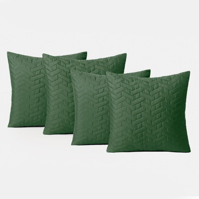 4 Pack of Pinsonic Cushion Covers Filled Home Living Luxury