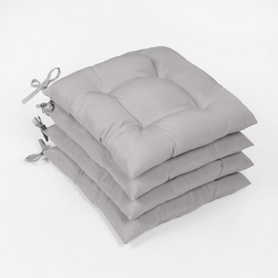 4 Pack of Water Resistant Cushion Seat Pads Outdoor