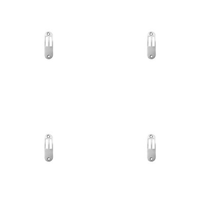 4 PACK Premium 53mm Satin Stainless Steel Casement Fasteners for Secure Windows - Window Handle