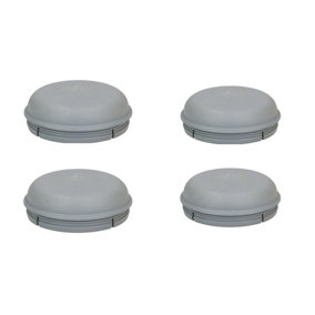 4 Pack Replacement 76mm Dust Hub Cap Cover for IFOR WILLIAMS Trailer Drum