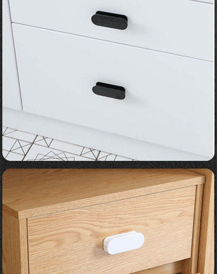 4 Pack Self-Adhesive Door Handle, Plastic Sliding Door Handle Auxiliary ...