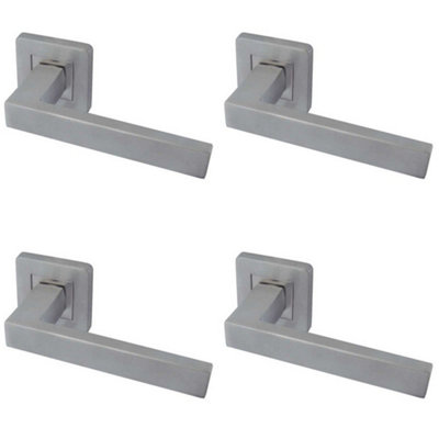 4 PACK Sirius Satin Stainless Steel Door Handle - Grade 304 Excellence - Interior Handle