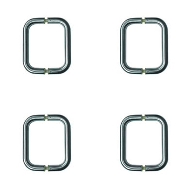 4 PACK Sleek Stainless Steel D Shape Pull Handle for Modern Interiors ...