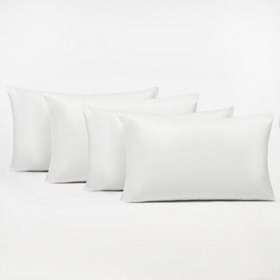 4 Pack Soft Touch Anti Allergy Bounce Back Medium Hollowfibre Pillow - 4