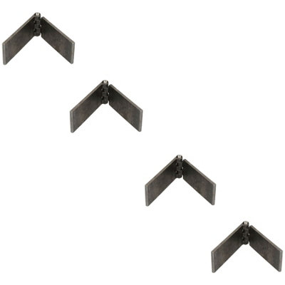 4 Pack Solid Drawn Steel Butt Hinge Extra Heavy Duty Industrial 50x240mm