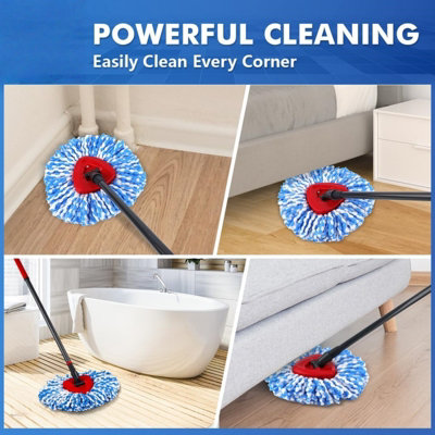 O-Cedar EasyWring RinseClean Spin Mop & Bucket System - Shop Mops at H-E-B