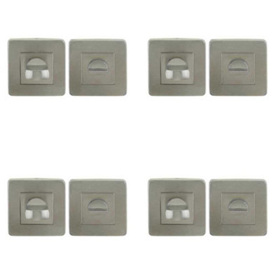 4 PACK Square Turn and Release Mechanism for Doors