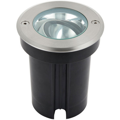 4 PACK Stainless Steel IP67 Ground Light - 6W Cool White LED - Tilting Head