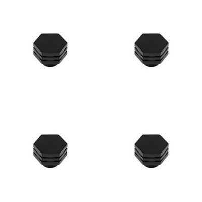 4 PACK Stylish 30mm Black Cupboard Knob for Modern Interiors - Kitchen Cabinet Knob