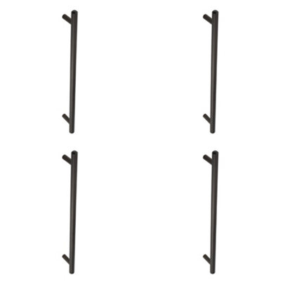4 PACK Stylish 425mm Dark Bronze Pull Handle for Modern Homes - Door Handle