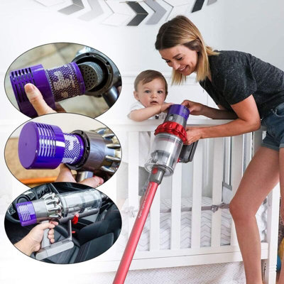 4 Pack V10 Filters for Dyson Vacuum Cleaner V10 SV12 Vacuum