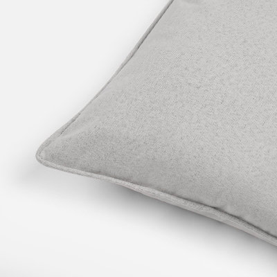 4 Pack Woven Texture Cushion Covers, Silver - 45 x 45cm