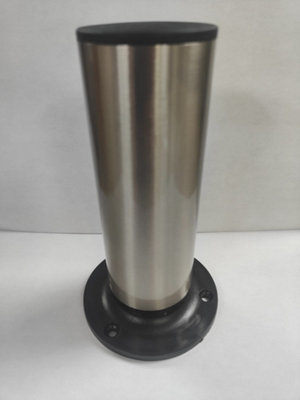 4 PACK WTC Decorative Furniture / Cabinet Legs BRUSHED NICKEL Adjustable 150mm - 170mm - 3