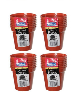 4 Packs of 7 Whitefurze 10cm Seed Pots
