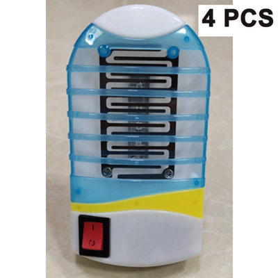4-Pc Electric Mosquito Lamp Set, Outdoor/Indoor Insect Trap for Mosq ...